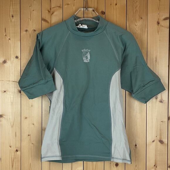 Kokatat Women's Short Sleeve Rash Guard/Swim Top, Mist/Shale - Size L - Picture 1 of 5
